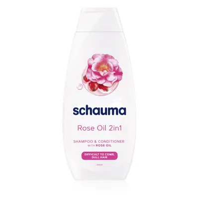 Schwarzkopf Schauma Rose Oil sampon és kondicionáló 2 in1 a könnyű kifésülésért 400 ml