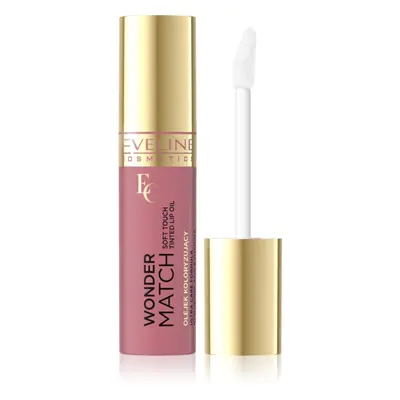 Eveline Cosmetics Wonder Match hidratáló olaj az ajkakra árnyalat 03 Strawberry Ice Cream 5 ml