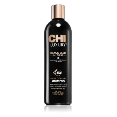 CHI Luxury Black Seed Oil Gentle Cleansing Shampoo finom állagú tisztító sampon 355 ml