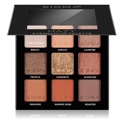 Sigma Beauty Eyeshadow Palette Fiery szemhéjfesték paletta 9 g