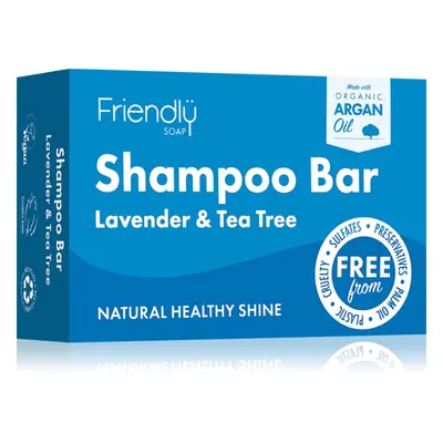 Friendly Soap Natural Shampoo Bar Lavender and Tea Tree természetes szappan hajra 95 g