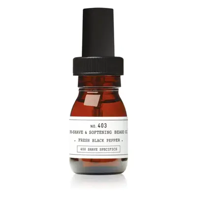 Depot No. 403 Pre-Shave&Softening Beard Oil borotválkozás előtti olaj Fresh Black Pepper 30 ml