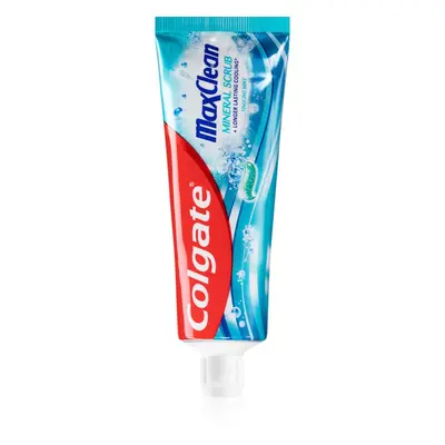 Colgate Max Clean Mineral Scrub géles fogkrém a friss leheletért Tingling Mint 75 ml