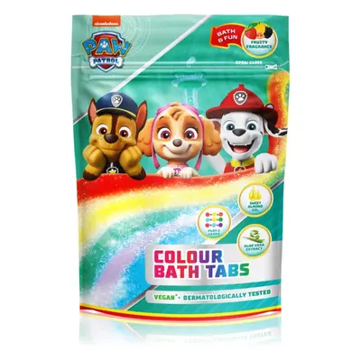 Nickelodeon Paw Patrol Colour Bath Tabs fürdő termék gyermekeknek 9x16 g