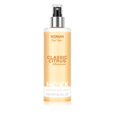 Mexx Woman Classic Citrus & Sandalwood New frissítő test spray hölgyeknek 250 ml