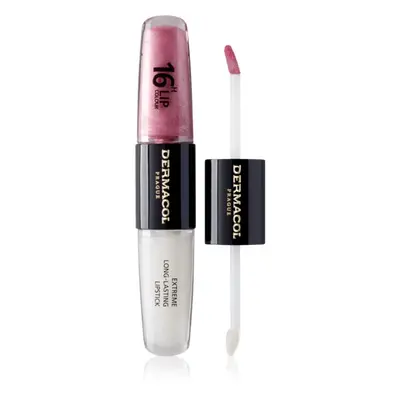 Dermacol 16H Lip Colour hosszan tartó rúzs és ajakfény árnyalat 11 Soft Heart 2x4 ml