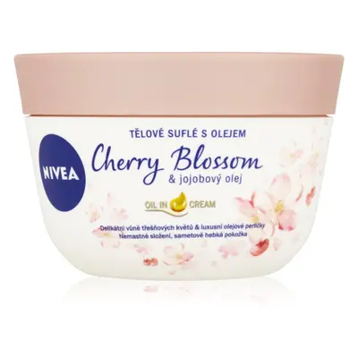 Nivea Cherry Blossom & Jojoba Oil testápoló szuflé 200 ml