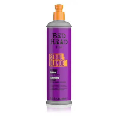 TIGI Bed Head Serial Blonde megújító sampon szőke hajra 400 ml