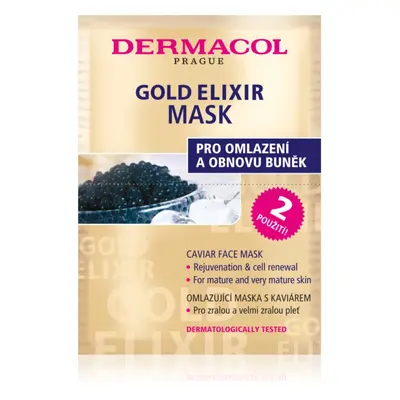 Dermacol Gold Elixir arcmaszk kaviárral 2x8 g