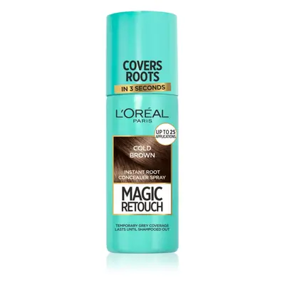 L’Oréal Paris Magic Retouch azonnali hajtőszínező spray árnyalat Cold Brown 75 ml