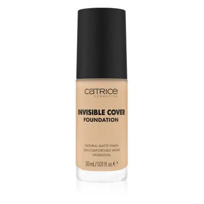 Catrice Invisible Cover Foundation hosszan tartó és erősen fedő alapozó matt hatással árnyalat 0