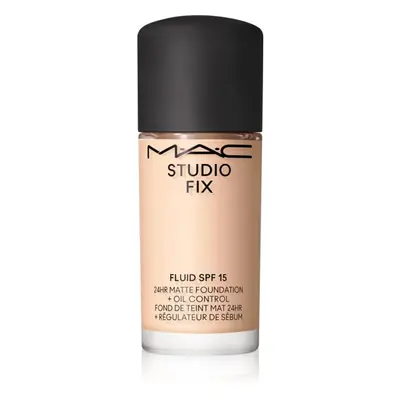 MAC Cosmetics Mini Studio Fix Fluid SPF 15 24HR Matte Foundation + Oil Control mattító alapozó S