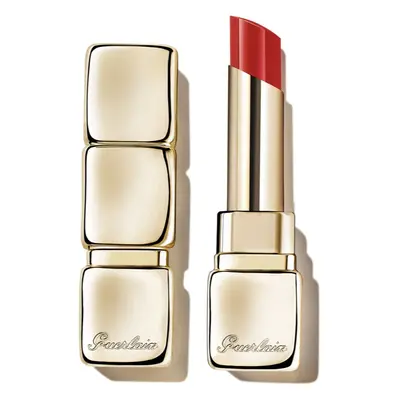 GUERLAIN KissKiss Shine Bloom fényes ajakrúzs árnyalat 709 Petal Red 3,5 g