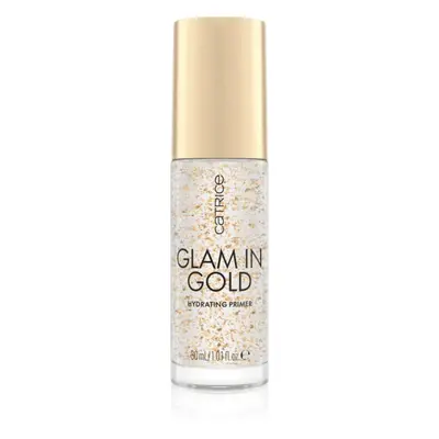 Catrice Glam In Gold Hydrating Primer hidratáló bázis alapozó alá 24 karátos arannyal árnyalat 0