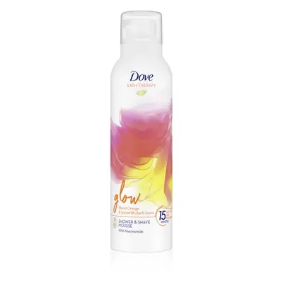 Dove Bath Therapy Glow tusoló hab Blood Orange & Rhubarb 200 ml