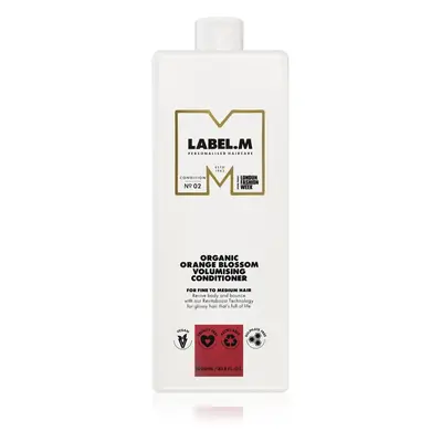 label.m Organic Orange Blossom Volumising Conditioner kondicionáló a dús és erős hajért 1000 ml