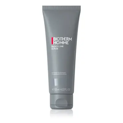 Biotherm Homme Basics Line Scrub peeling tisztító gél uraknak 125 ml