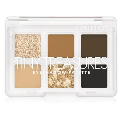 Catrice Tiny Treasures szemhéjfesték paletta árnyalat 010 Everyday Essentials 4.2 g