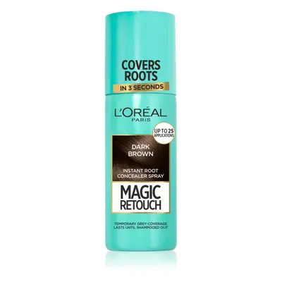 L’Oréal Paris Magic Retouch azonnali hajtőszínező spray árnyalat Dark Brown 75 ml