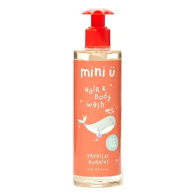 Mini-U Hair & Body Wash Tropical Berries sampon és tusfürdő gél gyermekeknek 250 ml