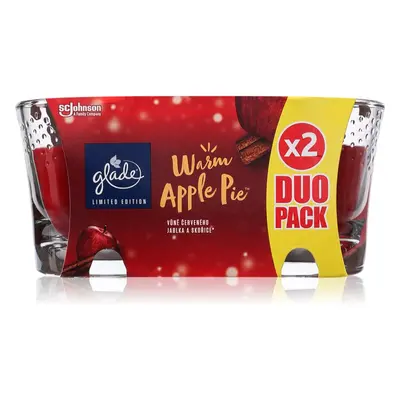 GLADE Warm Apple Pie illatgyertya dupla csomagolás 2x112 g