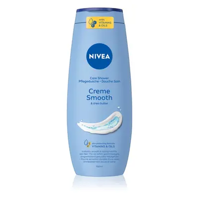 Nivea Creme Smooth krémes tusoló gél 500 ml