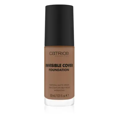 Catrice Invisible Cover Foundation hosszan tartó és erősen fedő alapozó matt hatással árnyalat 0