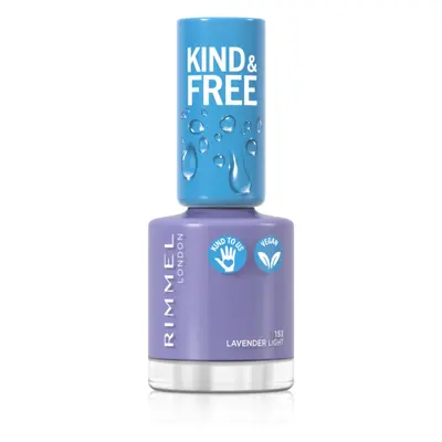 Rimmel Kind & Free körömlakk árnyalat 153 Lavender Light 8 ml