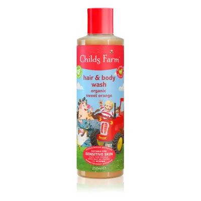 Childs Farm Hair & Body Wash tisztító emulzió testre és hajra gyermekeknek Sweet Orange 250 ml