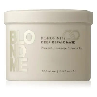 Schwarzkopf Professional Blondme Bondfinity Deep Repair Mask mélyen regeneráló maszk 500 ml