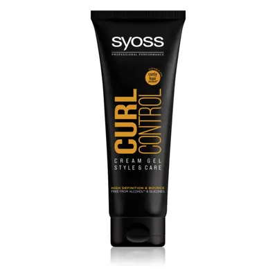 Syoss Curl Control formázó krém a hullámok kiemelésére géles textúrájú 250 ml