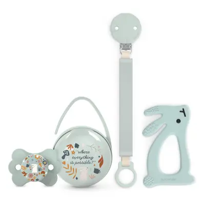 Suavinex Wonderland Gift Set 0-6 m Green ajándékszett újszülötteknek