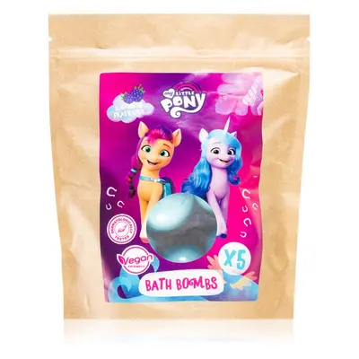 My Little Pony Bath Bombs pezsgő fürdőgolyó gyermekeknek 5x50 g