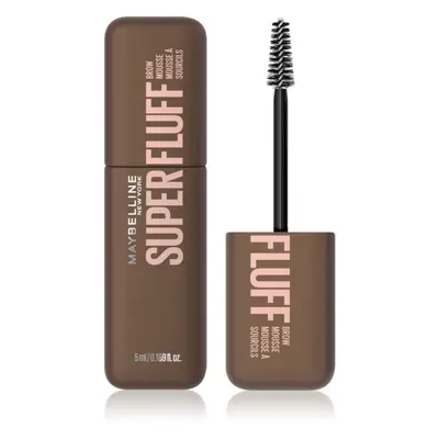 MAYBELLINE NEW YORK Super Fluff Mousse szemöldökzselé árnyalat 257 Medium Brown 5 ml