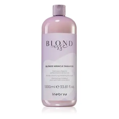 Inebrya BLONDesse Blonde Miracle Shampoo Tisztító méregtelenítő sampon szőke hajra 1000 ml