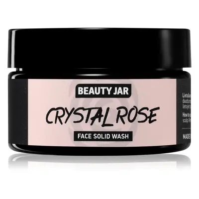 Beauty Jar Crystal Rose tisztító szappan arcra az élénk bőrért 25 g