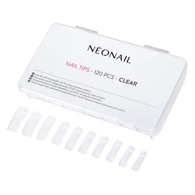 NEONAIL Nail Tips műköröm típus Clear 120 db