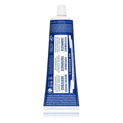 Dr. Bronner’s Peppermint fogfehérítő paszta fluorid nélkül 105 ml