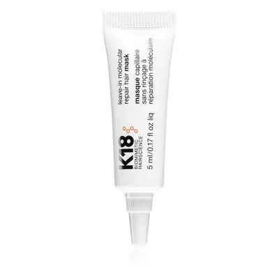 K18 Molecular Repair Hair Mask öblítést nem igénylő hajkúra 5 ml