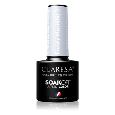 Claresa SoakOff UV/LED Color Frosty Morning géles körömlakk árnyalat 3 5 g