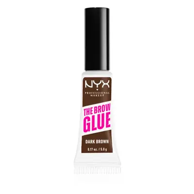 NYX Professional Makeup The Brow Glue szemöldökzselé árnyalat 04 Dark Brown 5 g