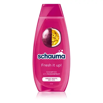 Schwarzkopf Schauma Fresh it up! frissítő sampon zsíros fejbőrre és száraz hajvégekre 400 ml