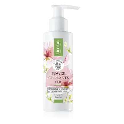 Lirene Power of Plants Rose arctisztító hab rózsaolajjal 145 ml