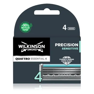 Wilkinson Sword Quattro Essential 4 Precision Sensitive tartalék pengék 4 db