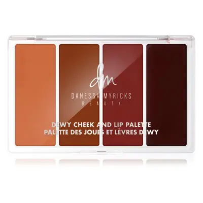 Danessa Myricks Beauty Dewy Cheek & Lip Palette multifunkciós arc paletta az arcra árnyalat Dew 