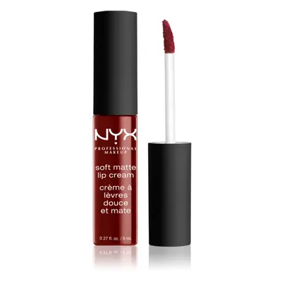 NYX Professional Makeup Soft Matte Lip Cream matt folyékony állagú ajakrúzs árnyalat 27 Madrid 8