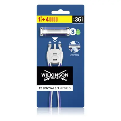 Wilkinson Sword Essentials 3 Hybrid borotva + tartalék fej 1 db