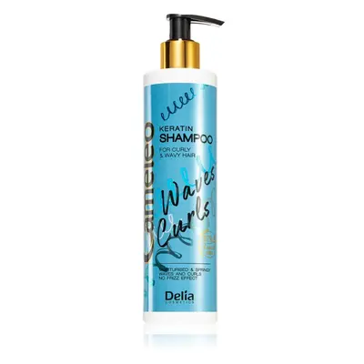 Delia Cosmetics Cameleo Fale Loki sampon hullámos és göndör hajra keratinnal 250 ml