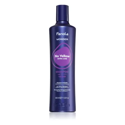 Fanola Wonder No Yellow Extra Care Shampoo sampon a sárga tónusok neutralizálására 350 ml