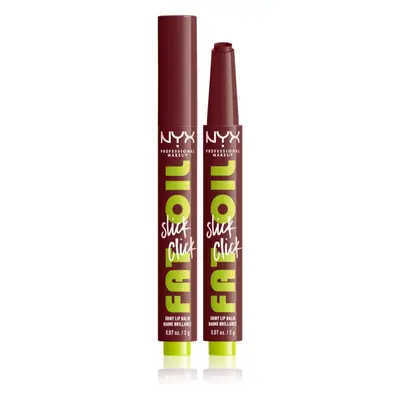 NYX Professional Makeup Fat Oil Slick Click tonizáló ajakbalzsam árnyalat 11 In A Mood 2 g